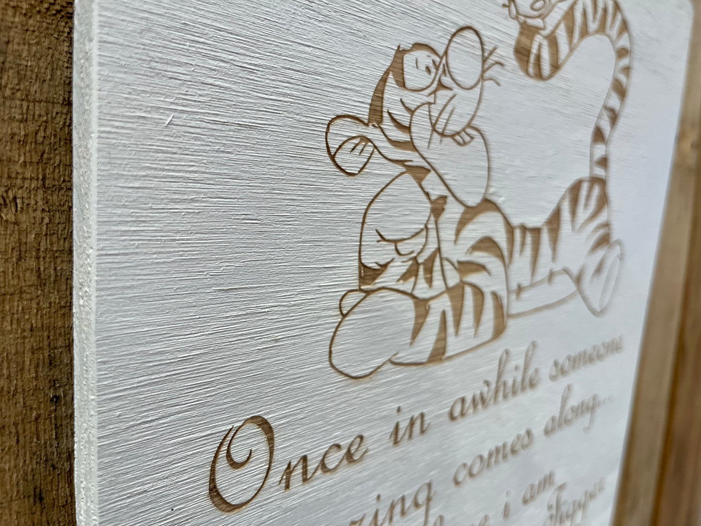 12” x 12” Classic Tigger - “Once In Awhile”