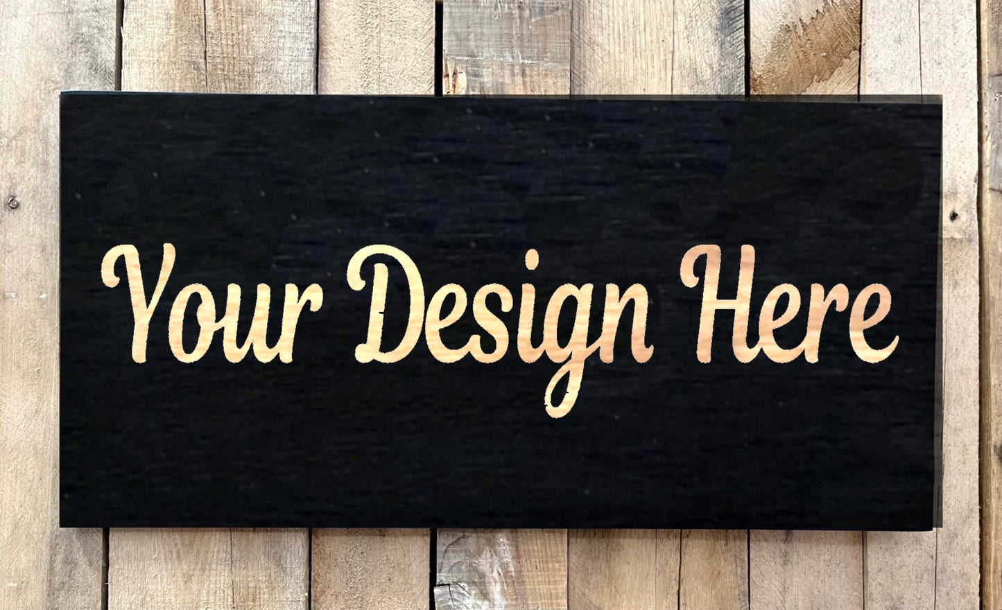 Custom Rectangle Sign Design