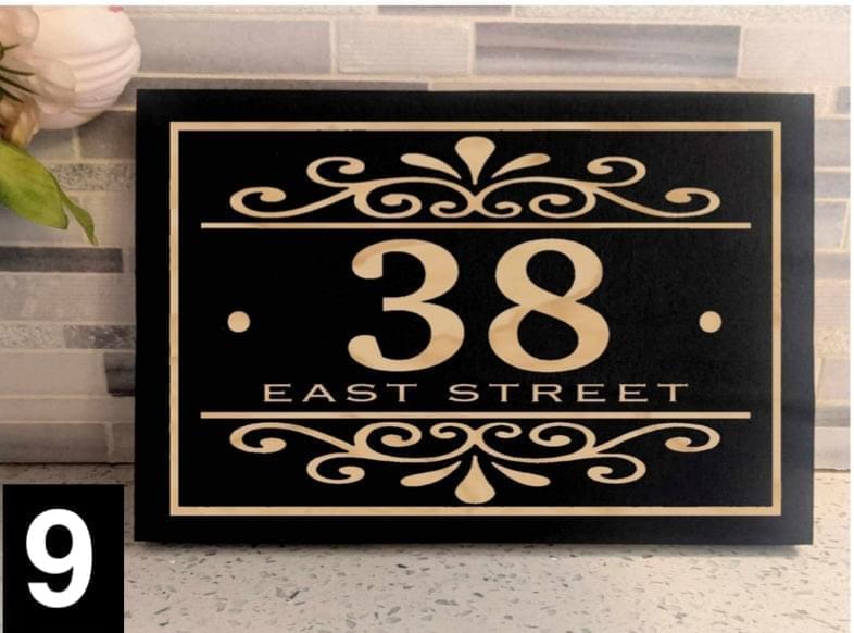 Building Number Symbol Building Number Sign Samples Personalised House Number Plaques, House